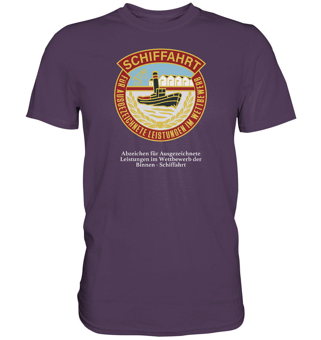 PREMIUM SHIRT UNISEX • BINNEN-SCHIFFAHRT - ABZEICHEN FÜR AUSGEZEICHNETE LEISTUNGEN