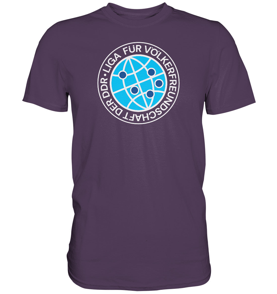 DDR Ostalgie Shirt Unisex • LIGA FÜR VÖLKERFREUNDSCHAFT DER DDR