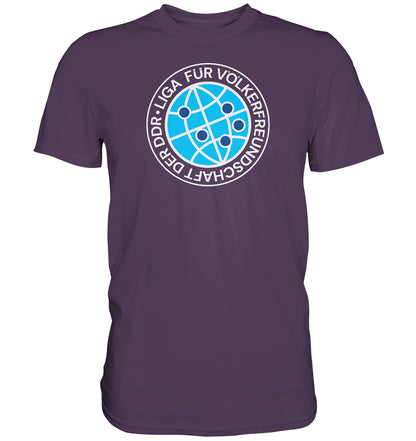 DDR Ostalgie Shirt Unisex • LIGA FÜR VÖLKERFREUNDSCHAFT DER DDR