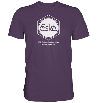 DDR Ostalgie Shirt Unisex • ESKA - VEB SCHRAUBENKOMBINAT KARL-MARX-STADT