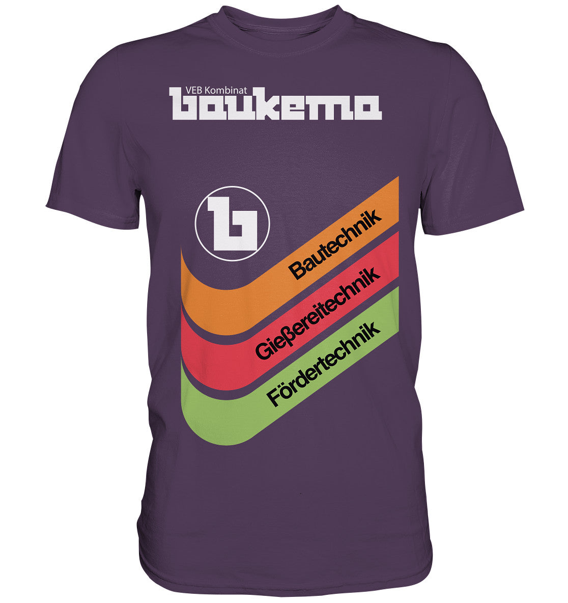 DDR Ostalgie Shirt Unisex • VEB KOMBINAT BAUKEMA