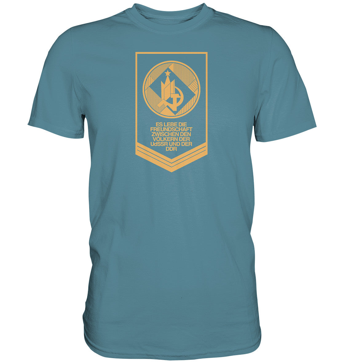 DDR Ostalgie Shirt Unisex • FREUNDSCHAFT UDSSR - DDR