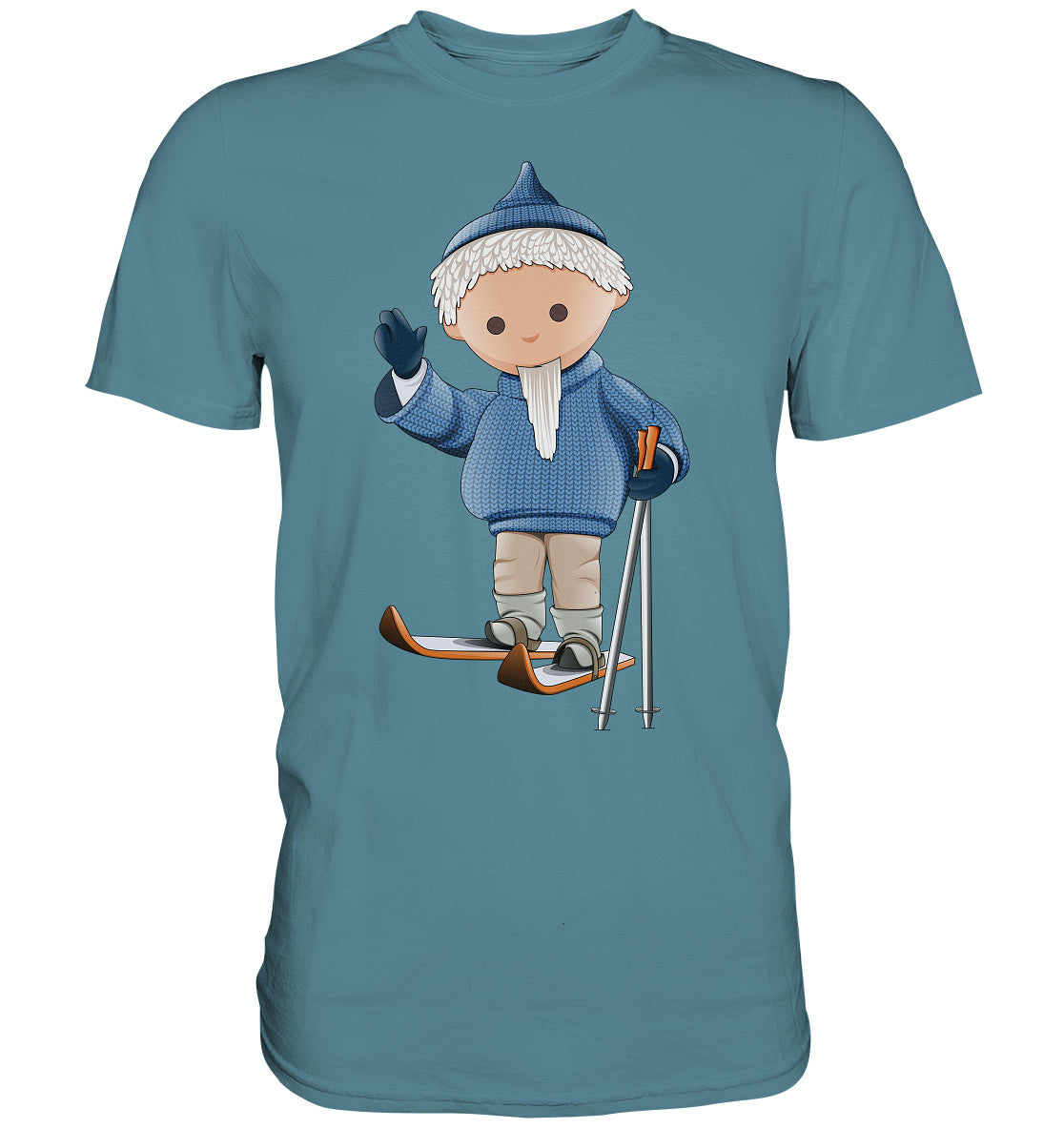 DDR Ostalgie Shirt Unisex • UNSER SANDMÄNNCHEN - AUF SKIERN (PU 422)