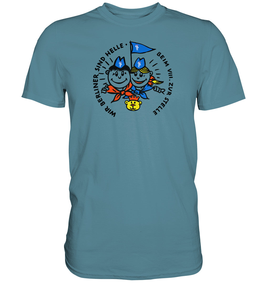 DDR Ostalgie Shirt Unisex • 8. PIONIERTREFFEN BERLIN
