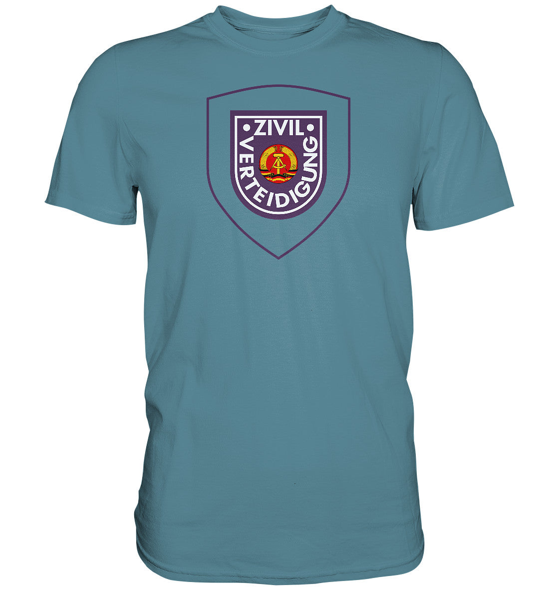 DDR Ostalgie Shirt Unisex • DDR ZIVILVERTEIDIGUNG