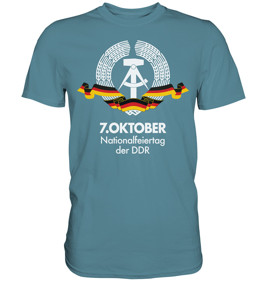 DDR Ostalgie Shirt Unisex • NATIONALFEIERTAG DER DDR - 7. OKTOBER