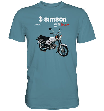 DDR Ostalgie Shirt Unisex • SIMSON ENDURO - ORIGINAL PROSPEKT