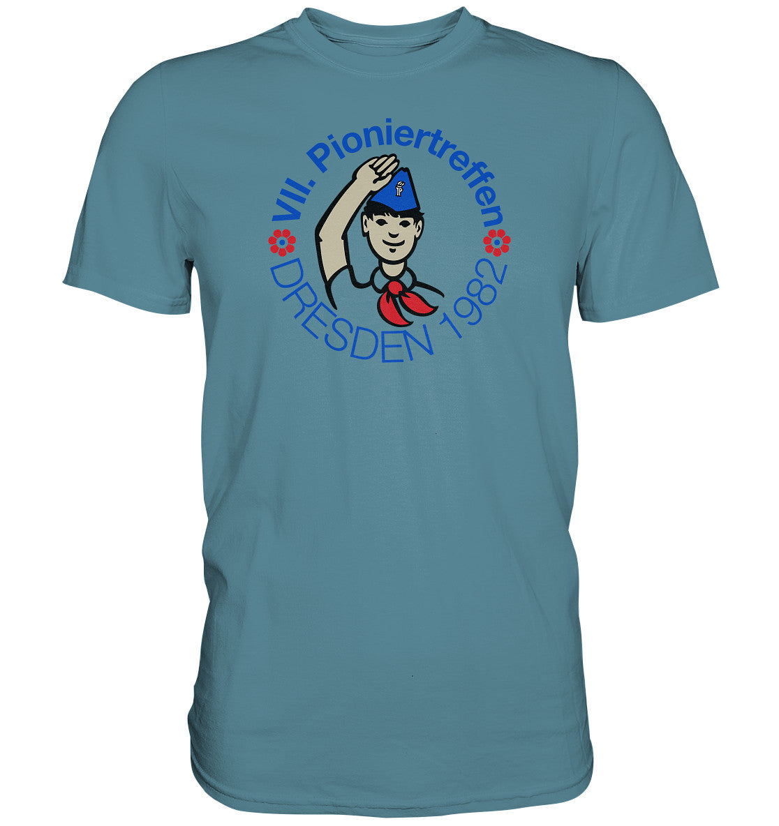 DDR Ostalgie Shirt Unisex • PIONIERTREFFEN - DRESDEN 1982