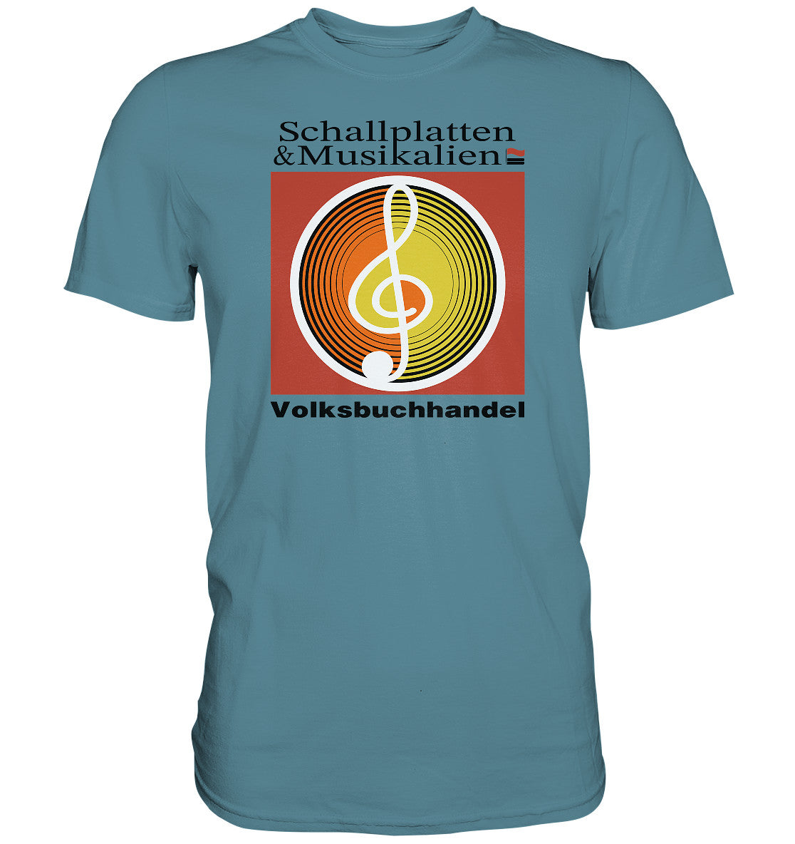 DDR Ostalgie Shirt Unisex • SCHALLPLATTEN VOLKSBUCHHANDEL