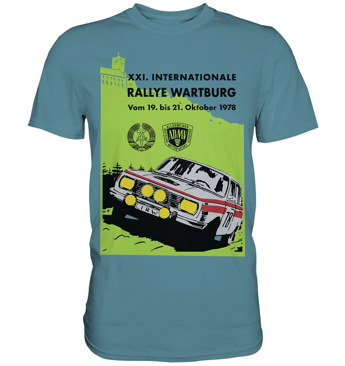 PREMIUM SHIRT UNISEX • INTERNATIONALE RALLYE WARTBURG - 1978