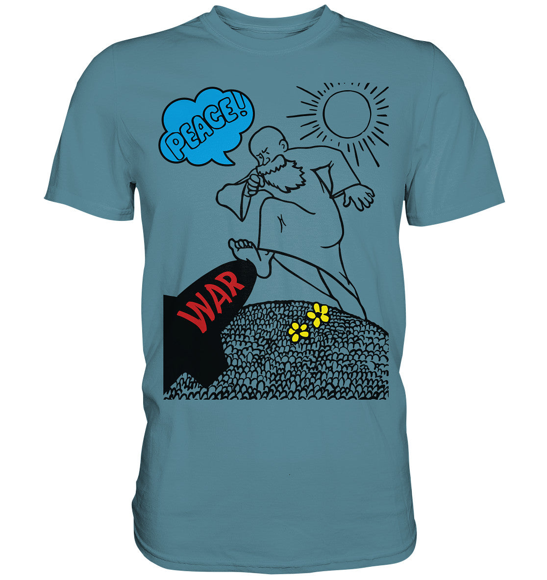 DDR Ostalgie Shirt Unisex • PEACE & WAR (ORIGINAL DDR-PLAKAT)