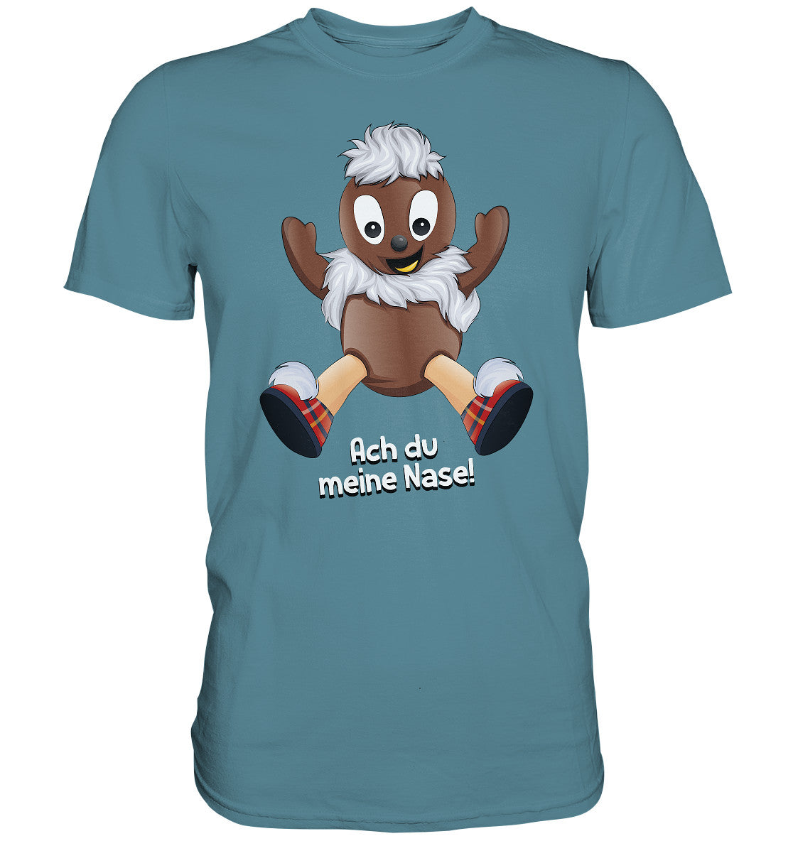 DDR Ostalgie Shirt Unisex • UNSER SANDMÄNNCHEN - PITTIPLATSCH - ACH DU MEINE NASE!