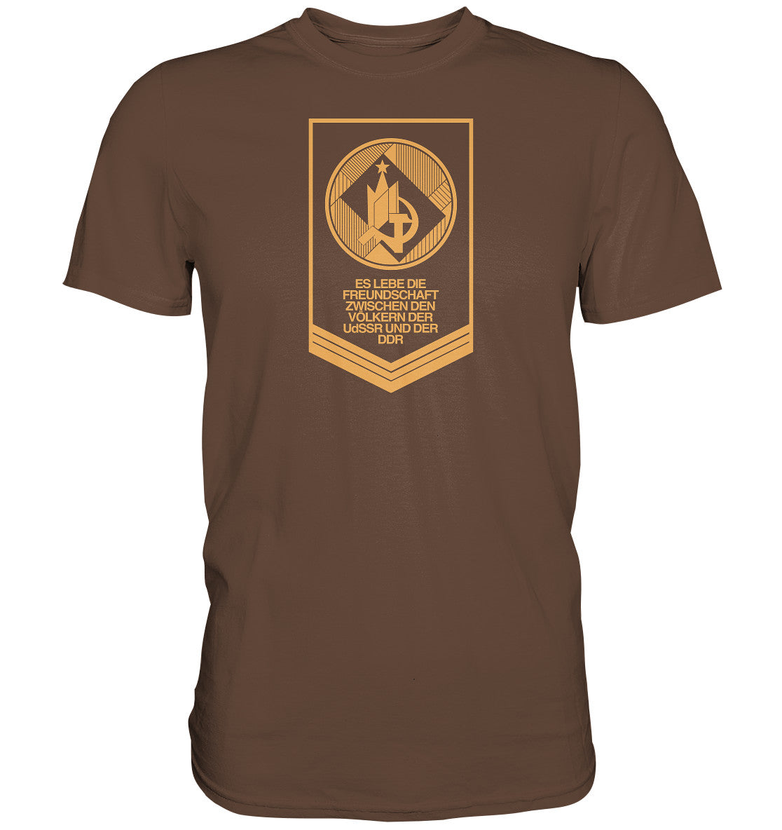 DDR Ostalgie Shirt Unisex • FREUNDSCHAFT UDSSR - DDR