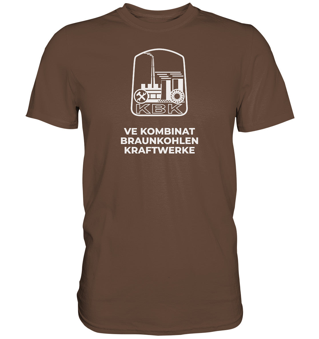 DDR Ostalgie Shirt Unisex • VE KOMBINAT BRAUNKOHLENKRAFTWERKE JÄNSCHWALDE