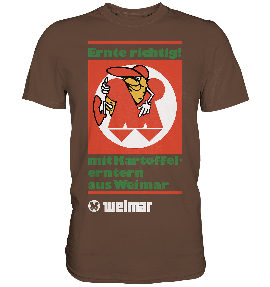 DDR Ostalgie Shirt Unisex • KARTOFFELERNTER AUS WEIMAR