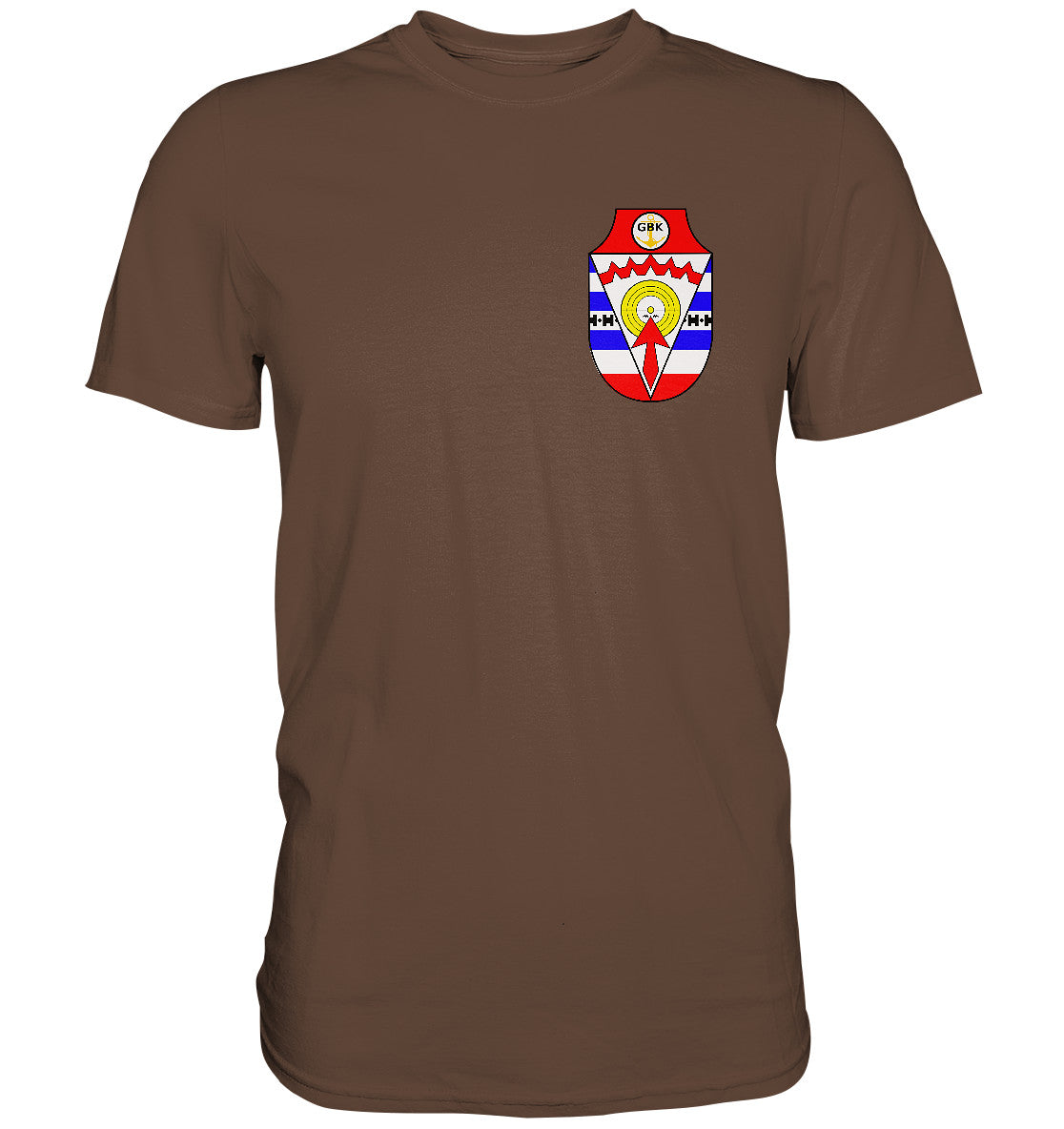 DDR Ostalgie Shirt Unisex • DDR GRENZBRIGADE KÜSTE BRUST BADGE