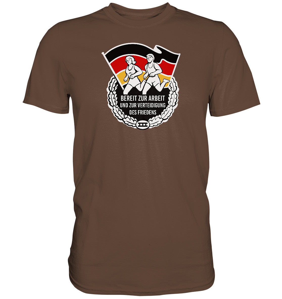 DDR Ostalgie Shirt Unisex • ORDEN - BEREIT ZUR ARBEIT UND ZUR VERTEIDIGUNG