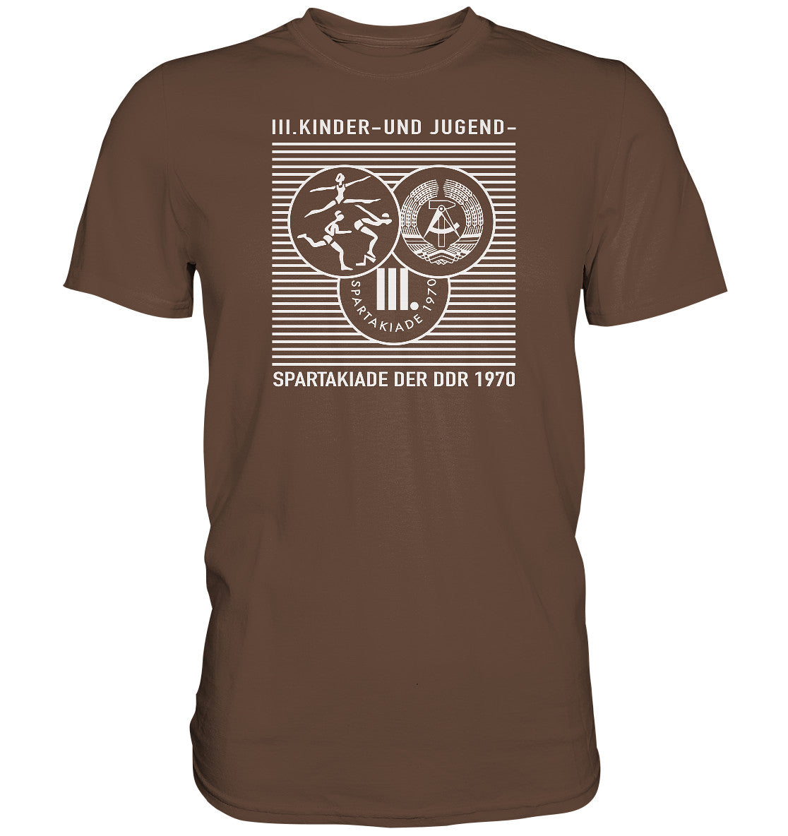 DDR Ostalgie Shirt Unisex • DDR KINDER- UND JUGENDSPARTAKIADE 1970