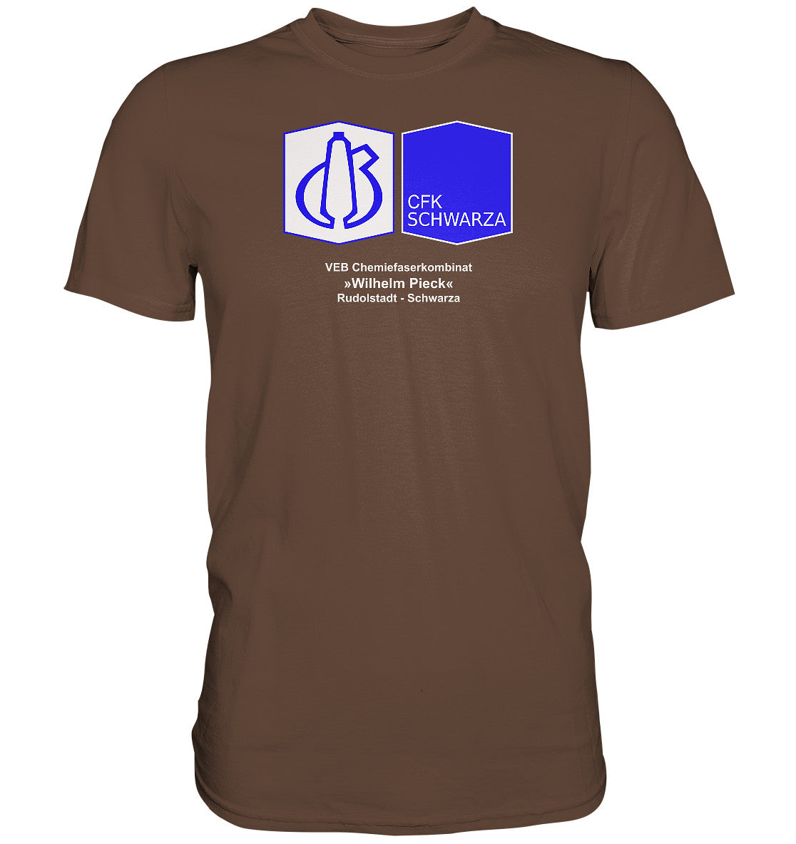 DDR Ostalgie Shirt Unisex • VEB CHEMIEFASERKOMBINAT RUDOLSTADT-SCHWARZA