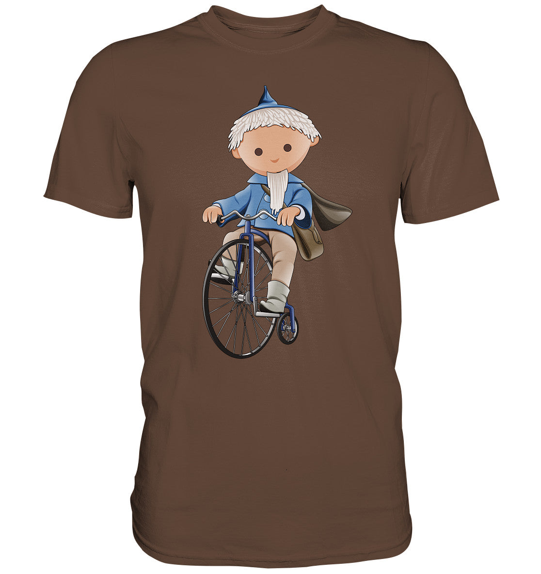 DDR Ostalgie Shirt Unisex • UNSER SANDMÄNNCHEN - AUF DEM HOCHRAD - BLAU (PU-97, 1969)