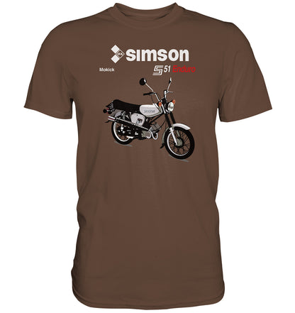 DDR Ostalgie Shirt Unisex • SIMSON ENDURO - ORIGINAL PROSPEKT