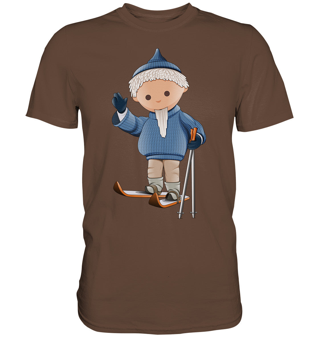 DDR Ostalgie Shirt Unisex • UNSER SANDMÄNNCHEN - AUF SKIERN (PU 422)