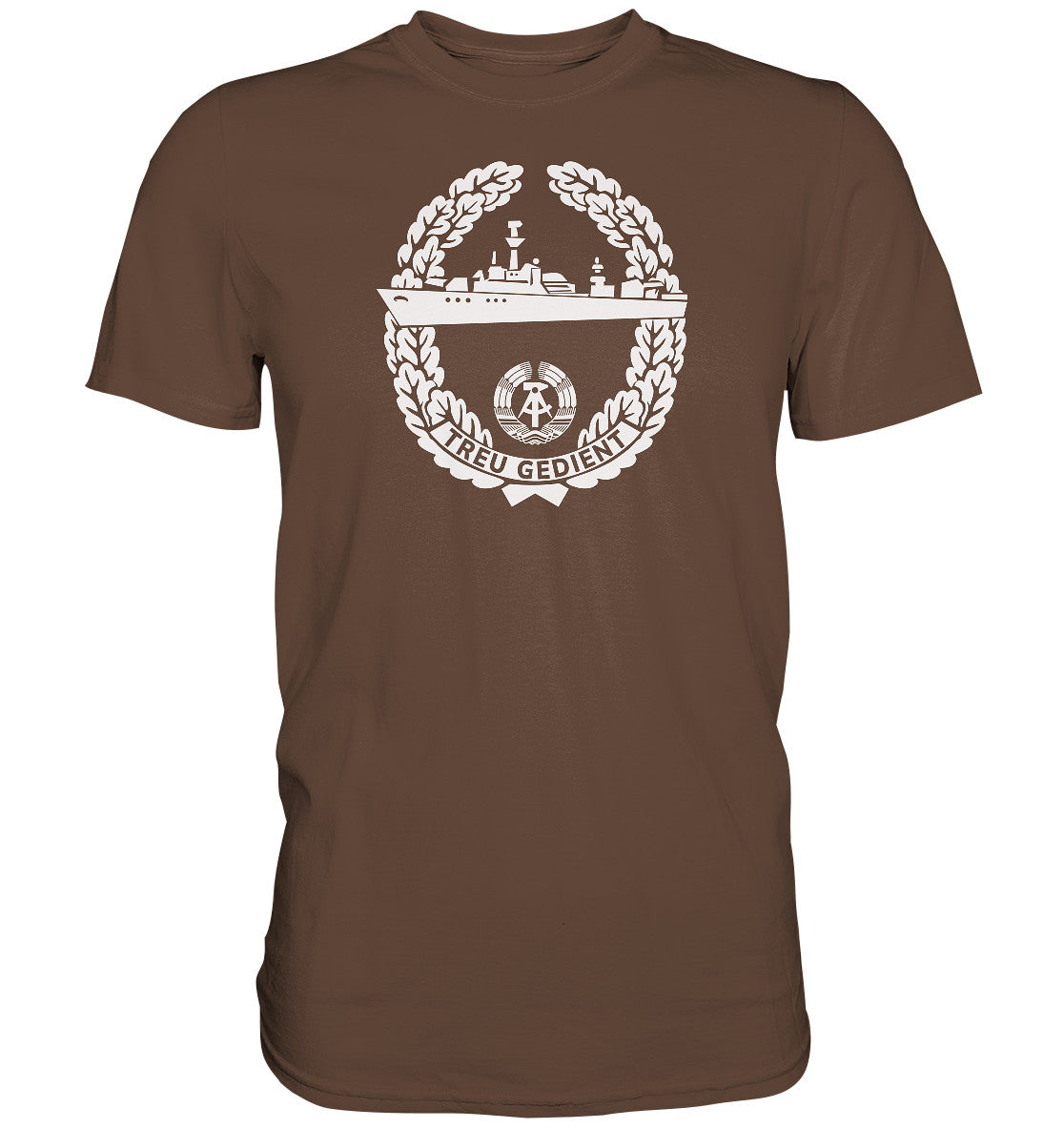 DDR Ostalgie Shirt Unisex • NVA-ORDEN - TREU GEDIENT - MARINE, SEESTREITKRÄFTE