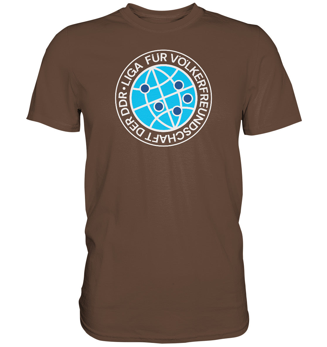 DDR Ostalgie Shirt Unisex • LIGA FÜR VÖLKERFREUNDSCHAFT DER DDR