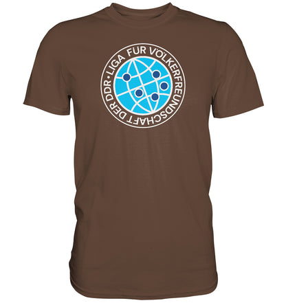 DDR Ostalgie Shirt Unisex • LIGA FÜR VÖLKERFREUNDSCHAFT DER DDR