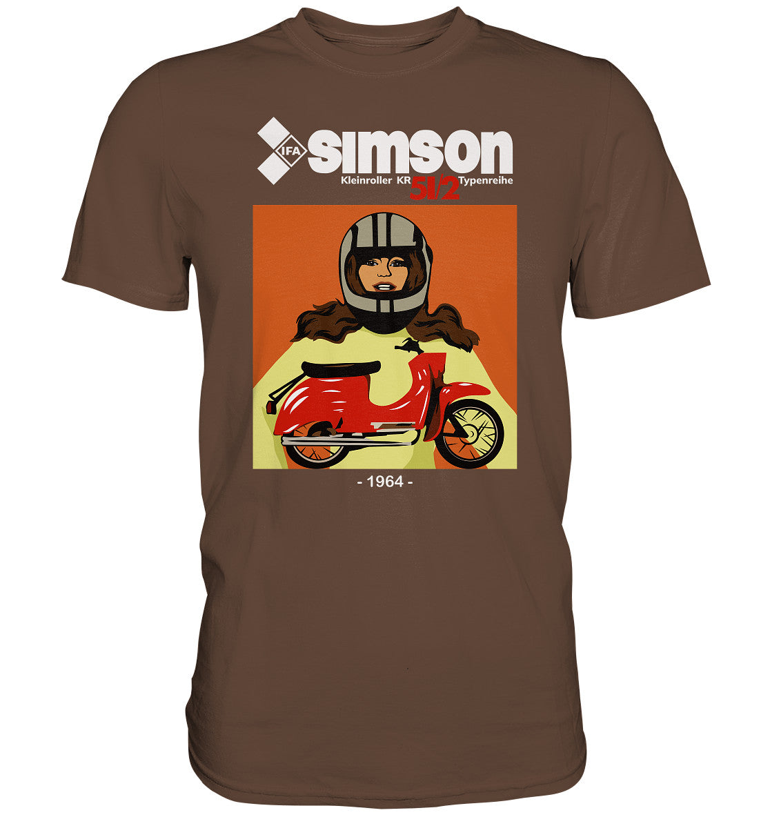 DDR Ostalgie Shirt Unisex • SIMSON SCHWALBE KR51-2 (1964)