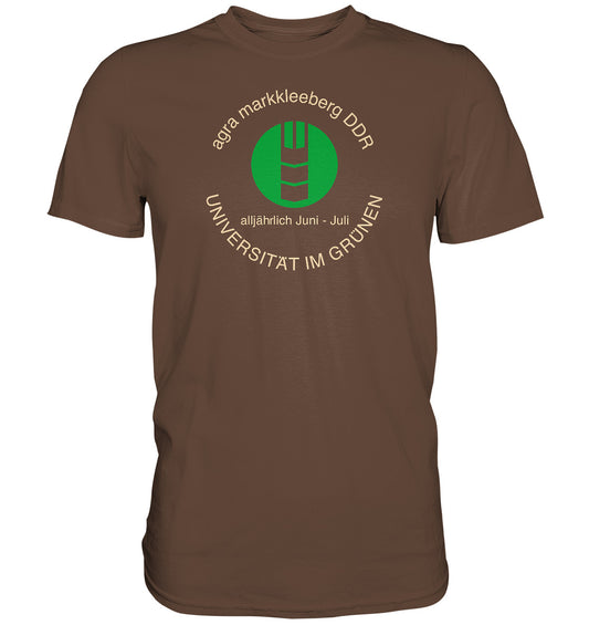 DDR Ostalgie Shirt Unisex • AGRA MARKKLEEBERG DDR