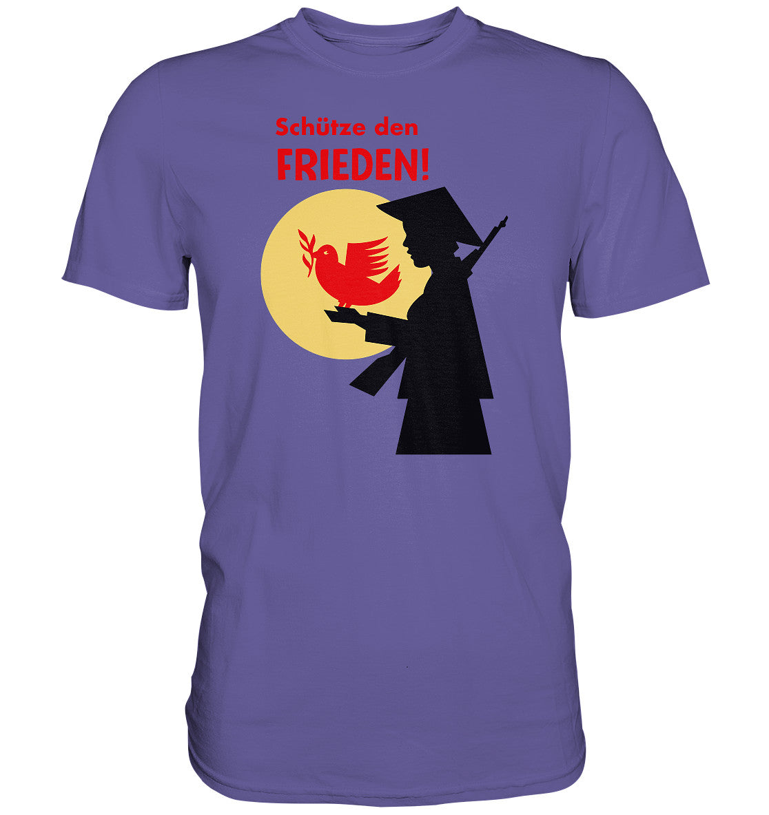 DDR Ostalgie Shirt Unisex • SCHÜTZE DEN FRIEDEN! SOLIDARITÄT MIT VIETNAM