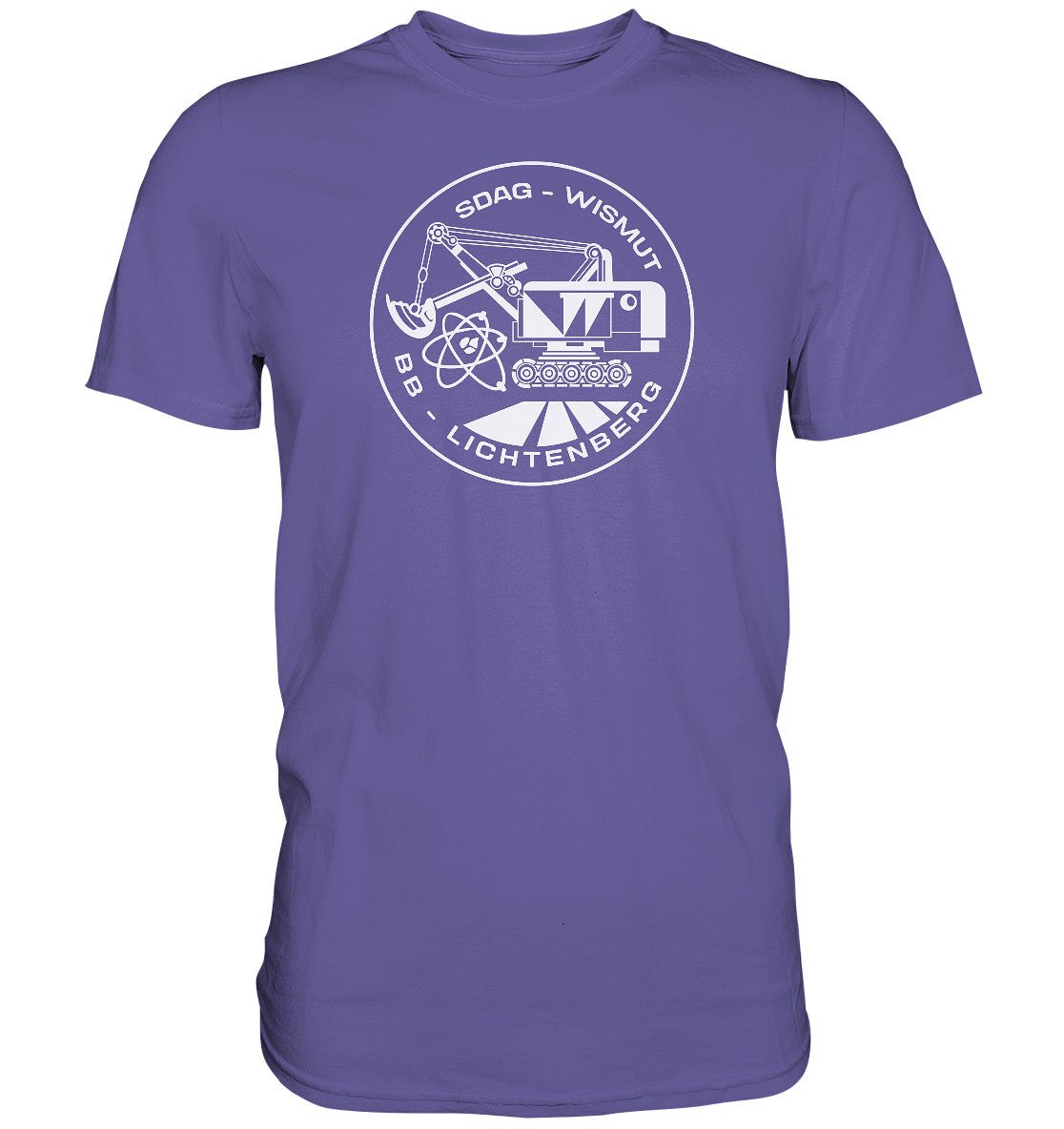 DDR Ostalgie Shirt Unisex • SDAG WISMUT - BB LICHTENBERG