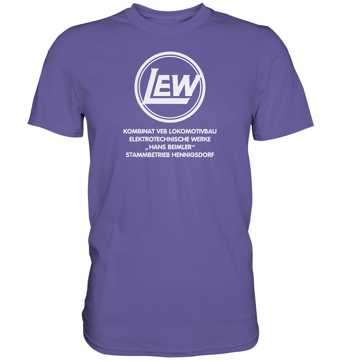 DDR Ostalgie Shirt Unisex • LEW - VEB LOKOMOTIVBAU HENNIGSDORF
