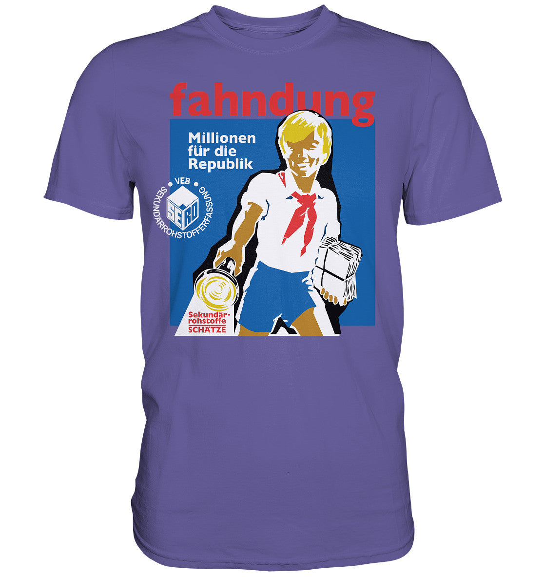DDR Ostalgie Shirt Unisex • SERO - FAHNDUNG SEKUNDÄRROHSTOFFE