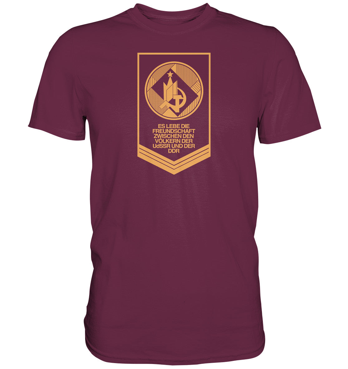 DDR Ostalgie Shirt Unisex • FREUNDSCHAFT UDSSR - DDR