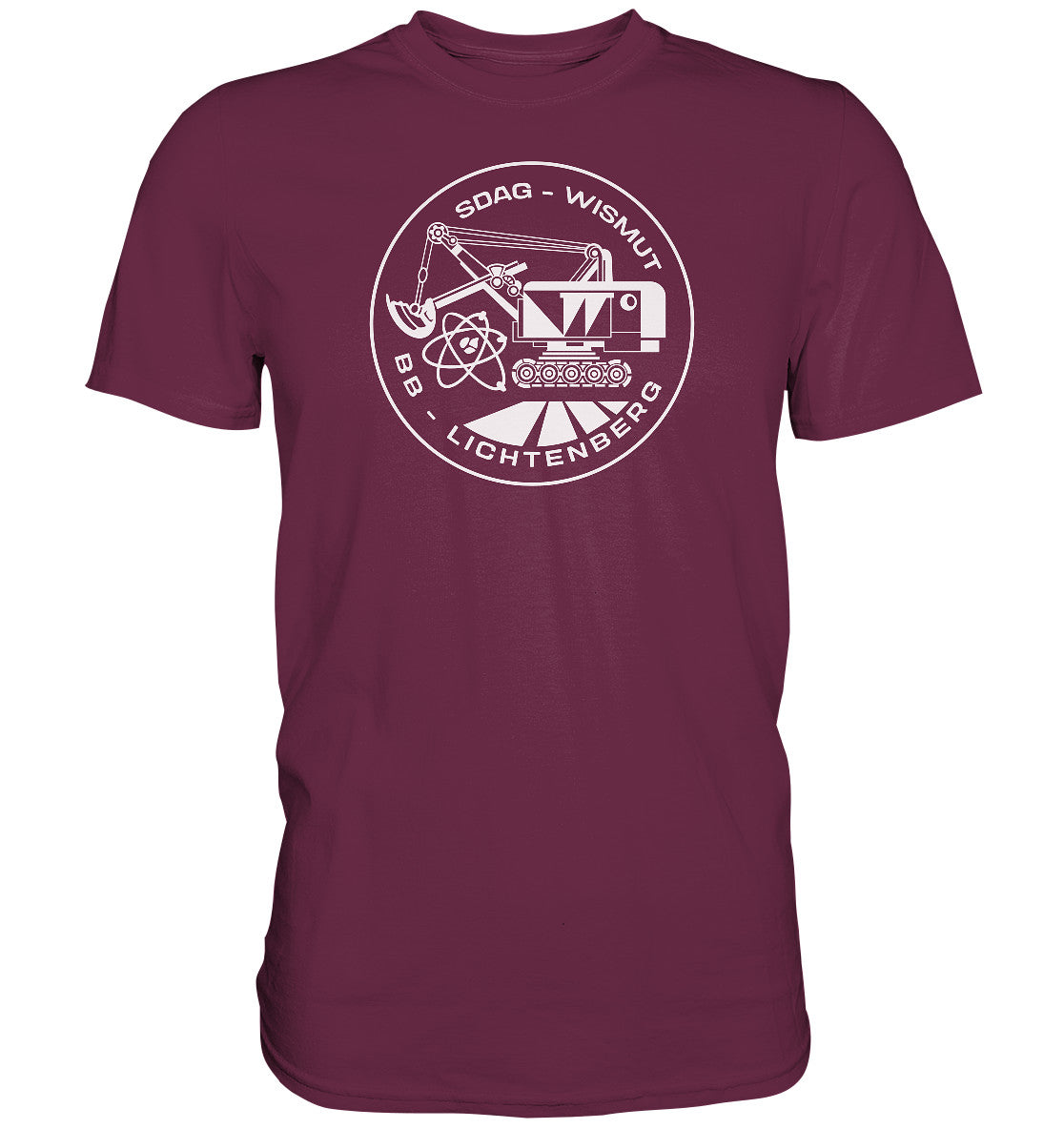 DDR Ostalgie Shirt Unisex • SDAG WISMUT - BB LICHTENBERG