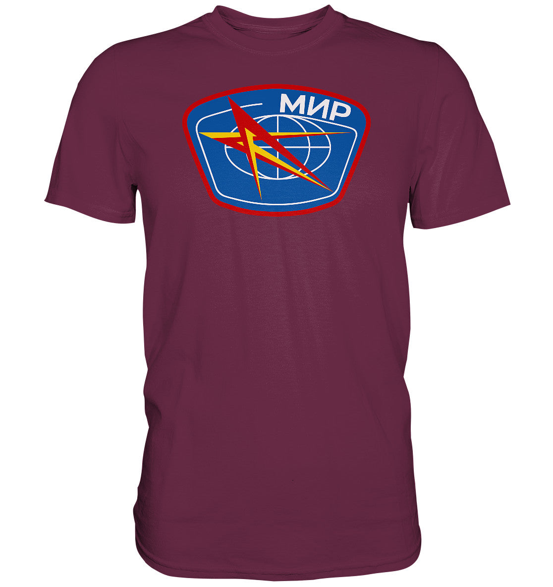 DDR Ostalgie Shirt Unisex • MIR - KOSMONAUTEN-BADGE