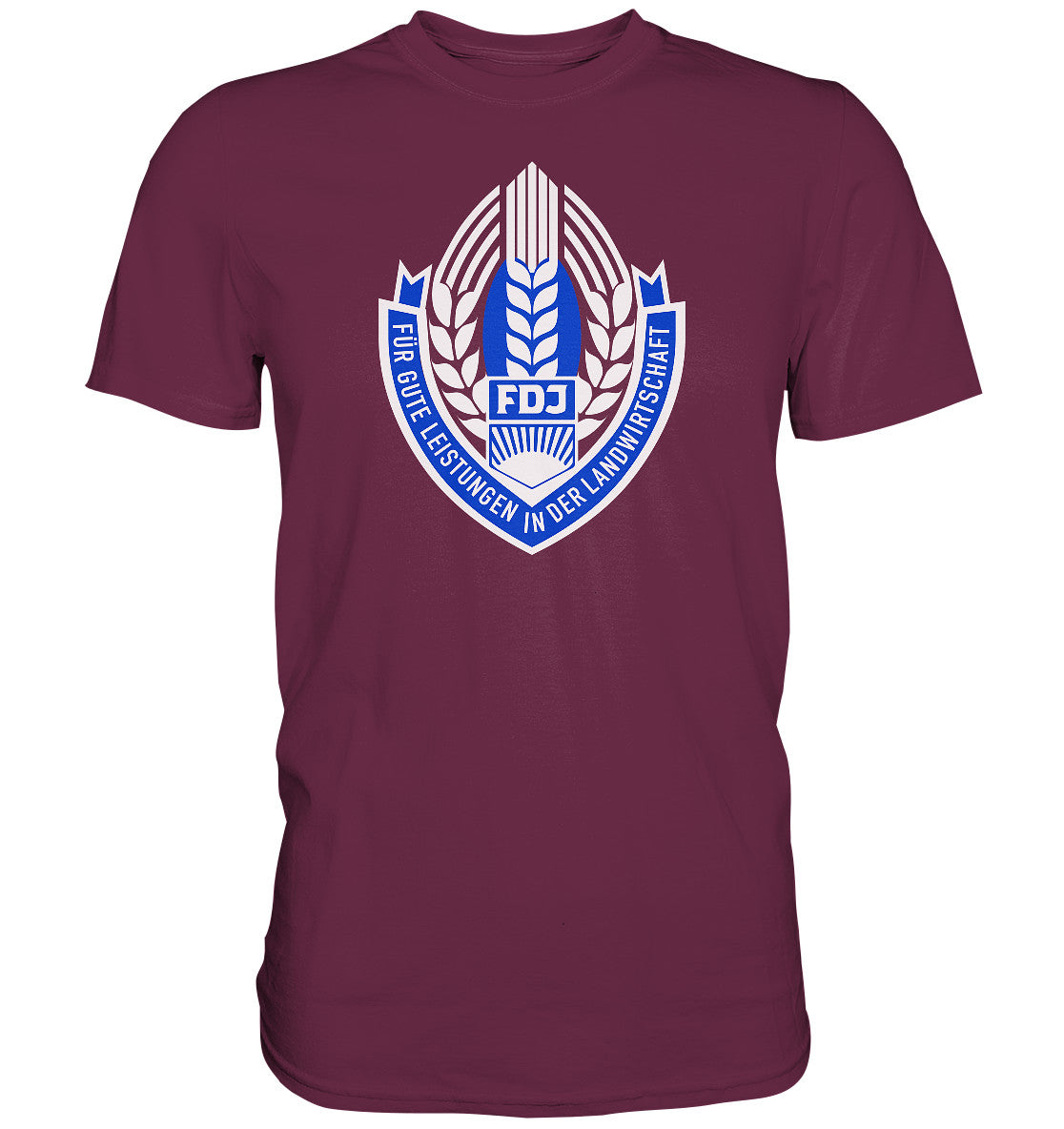 DDR Ostalgie Shirt Unisex • FDJ - FÜR GUTE LEISTUNGEN IN DER LANDWIRTSCHAFT