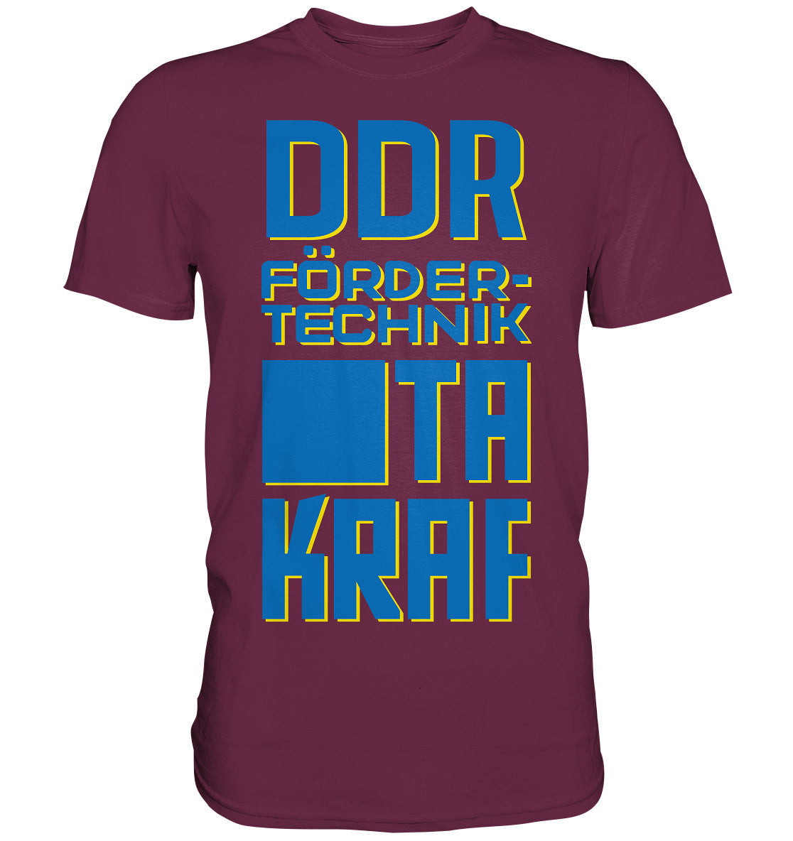 DDR Ostalgie Shirt Unisex • DDR FÖRDERTECHNIK TAKRAF