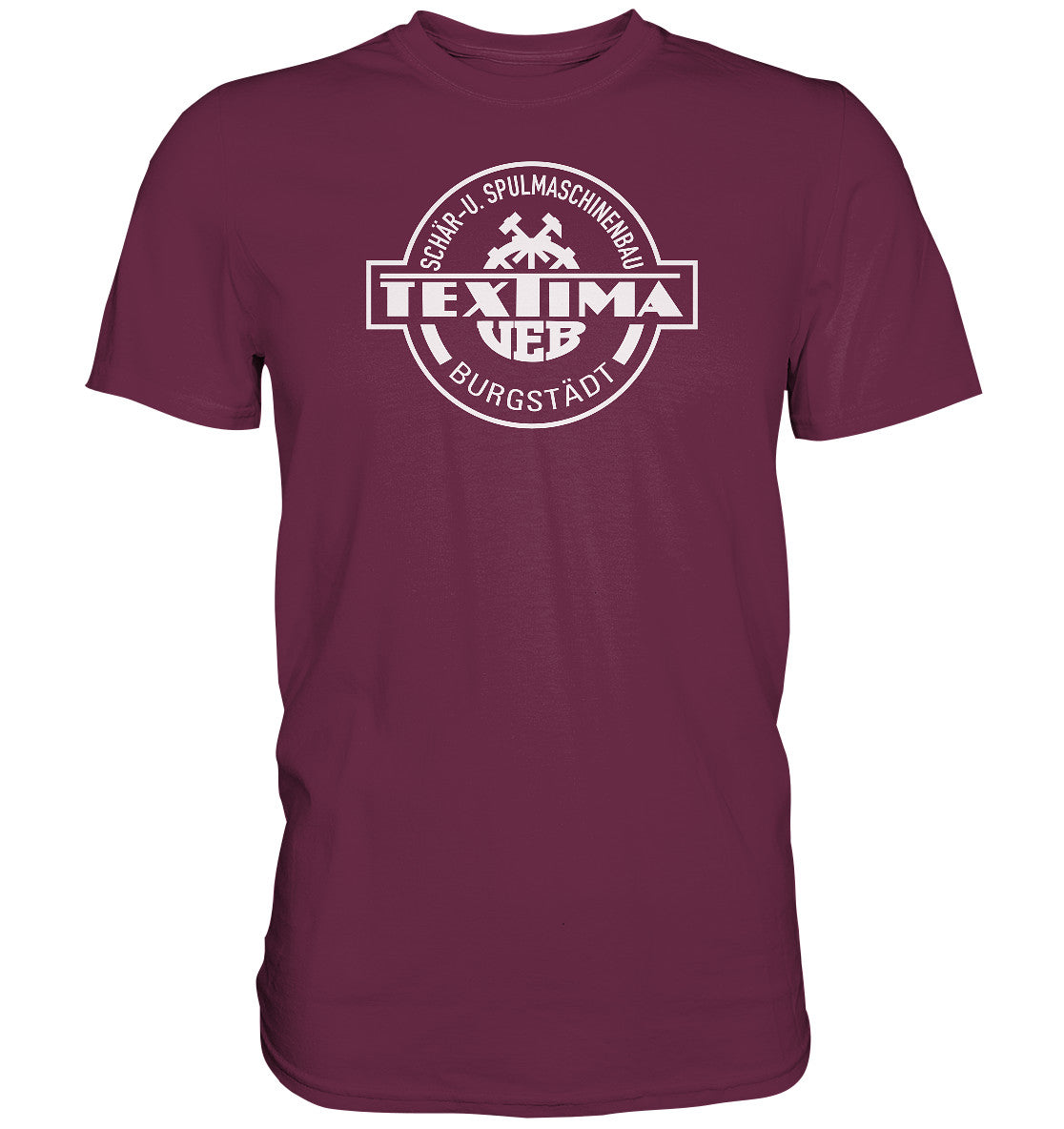 DDR Ostalgie Shirt Unisex • VEB TEXTIMA BURGSTÄDT
