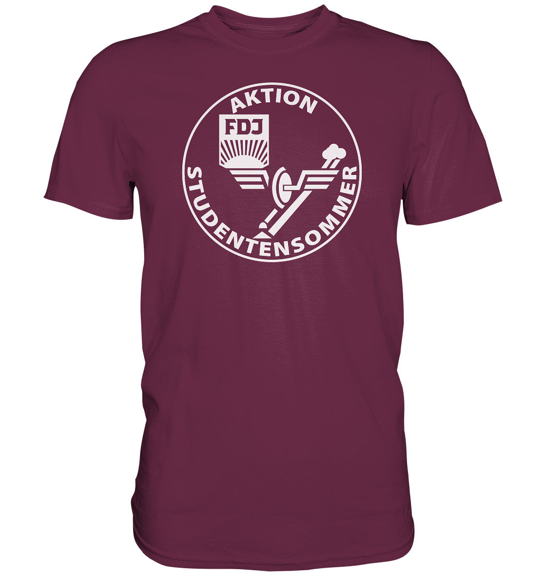 DDR Ostalgie Shirt Unisex • FDJ AKTION STUDENTENSOMMER