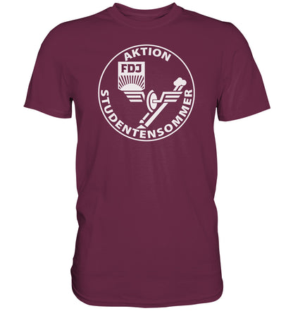 DDR Ostalgie Shirt Unisex • FDJ AKTION STUDENTENSOMMER