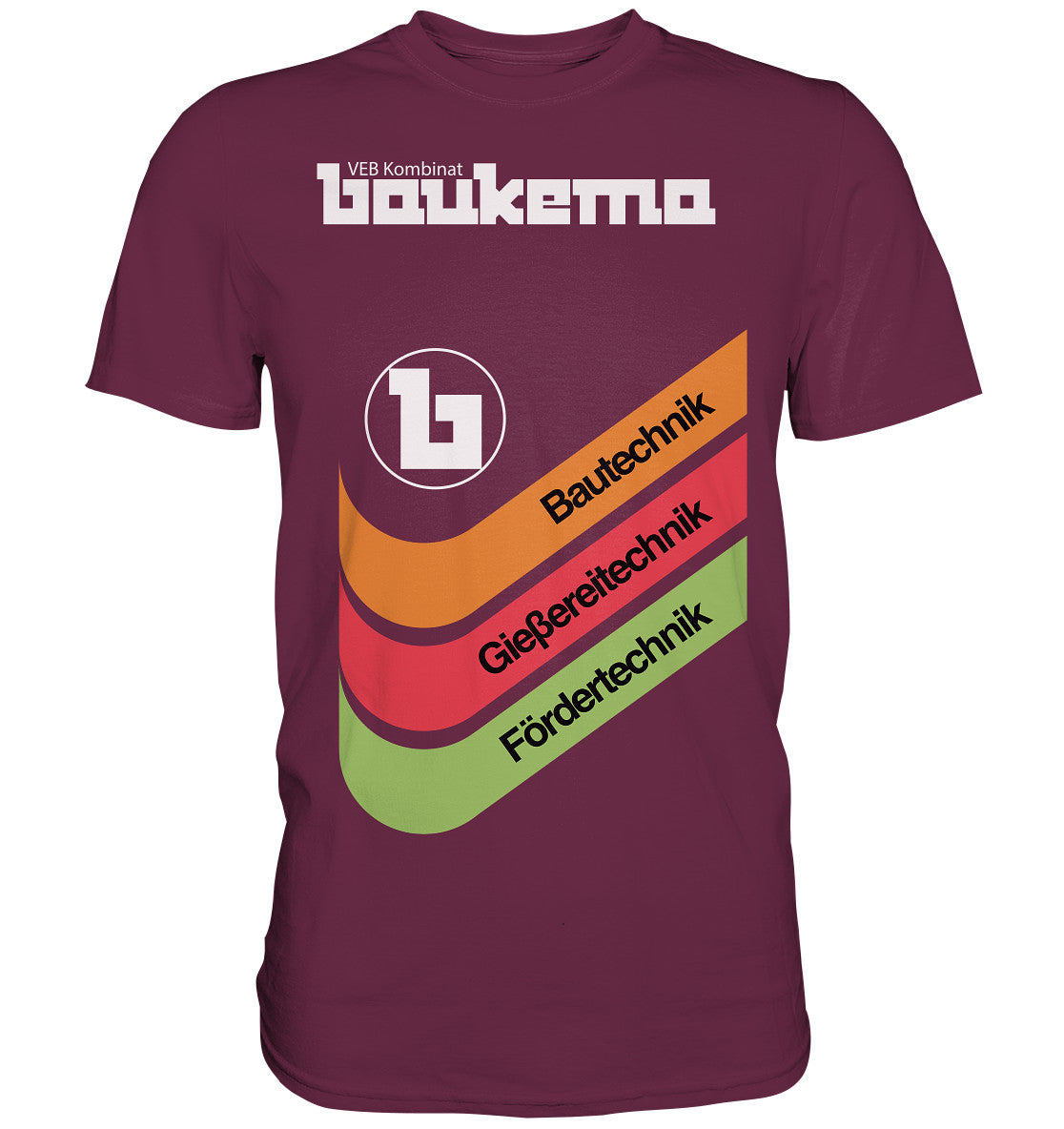 DDR Ostalgie Shirt Unisex • VEB KOMBINAT BAUKEMA