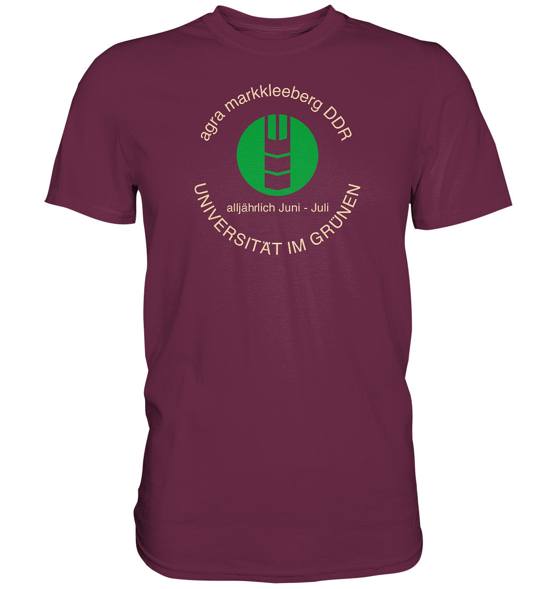 DDR Ostalgie Shirt Unisex • AGRA MARKKLEEBERG DDR