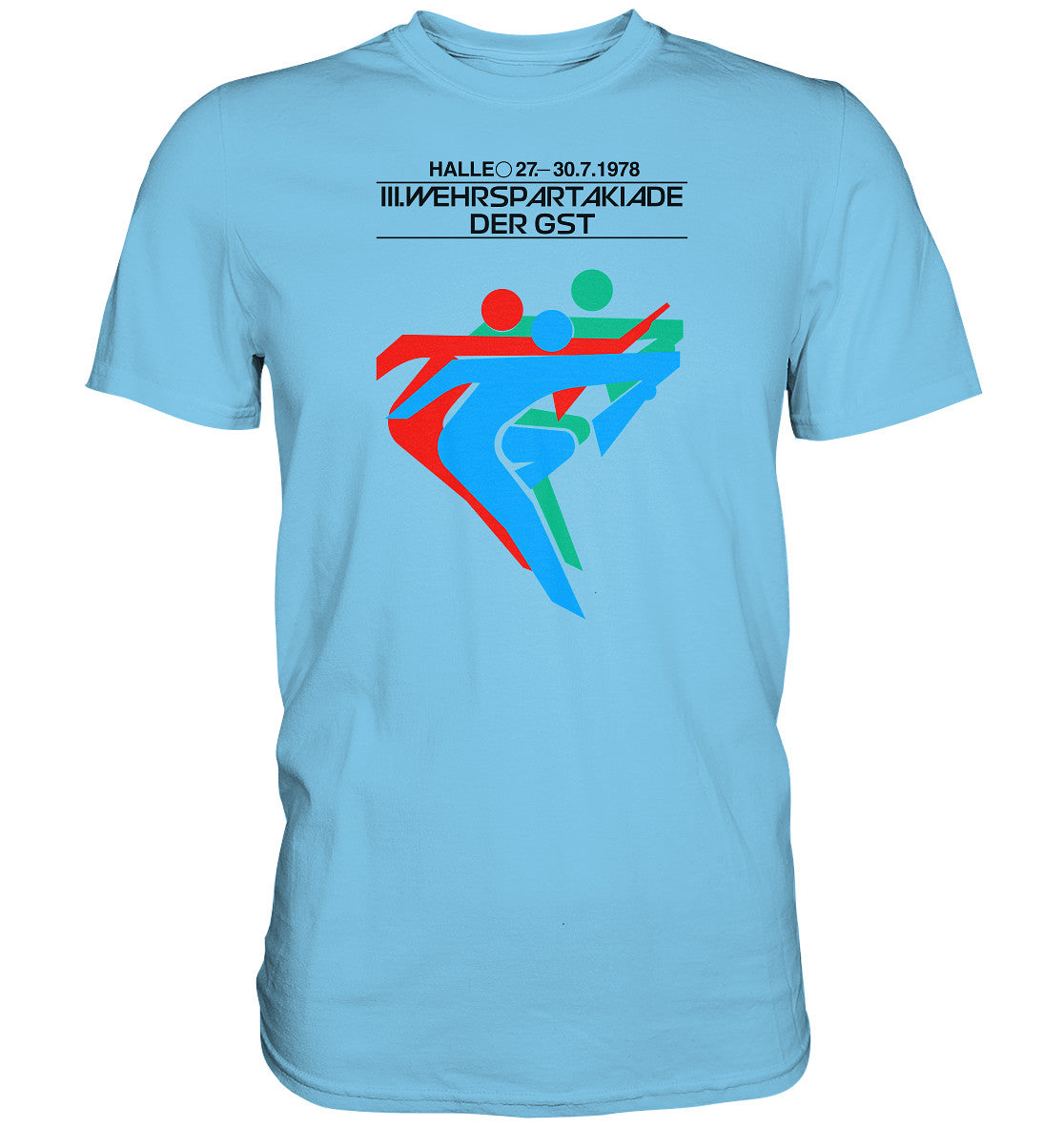 DDR Ostalgie Shirt Unisex • GST WEHRSPARTAKIADE 1978