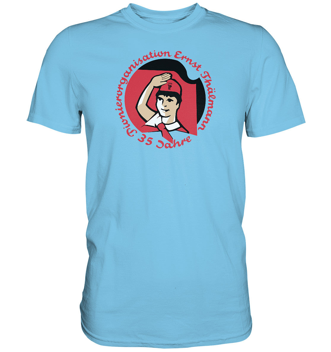 DDR Ostalgie Shirt Unisex • 35 JAHRE PIONIERORGANISATION ERNST THÄLMANN