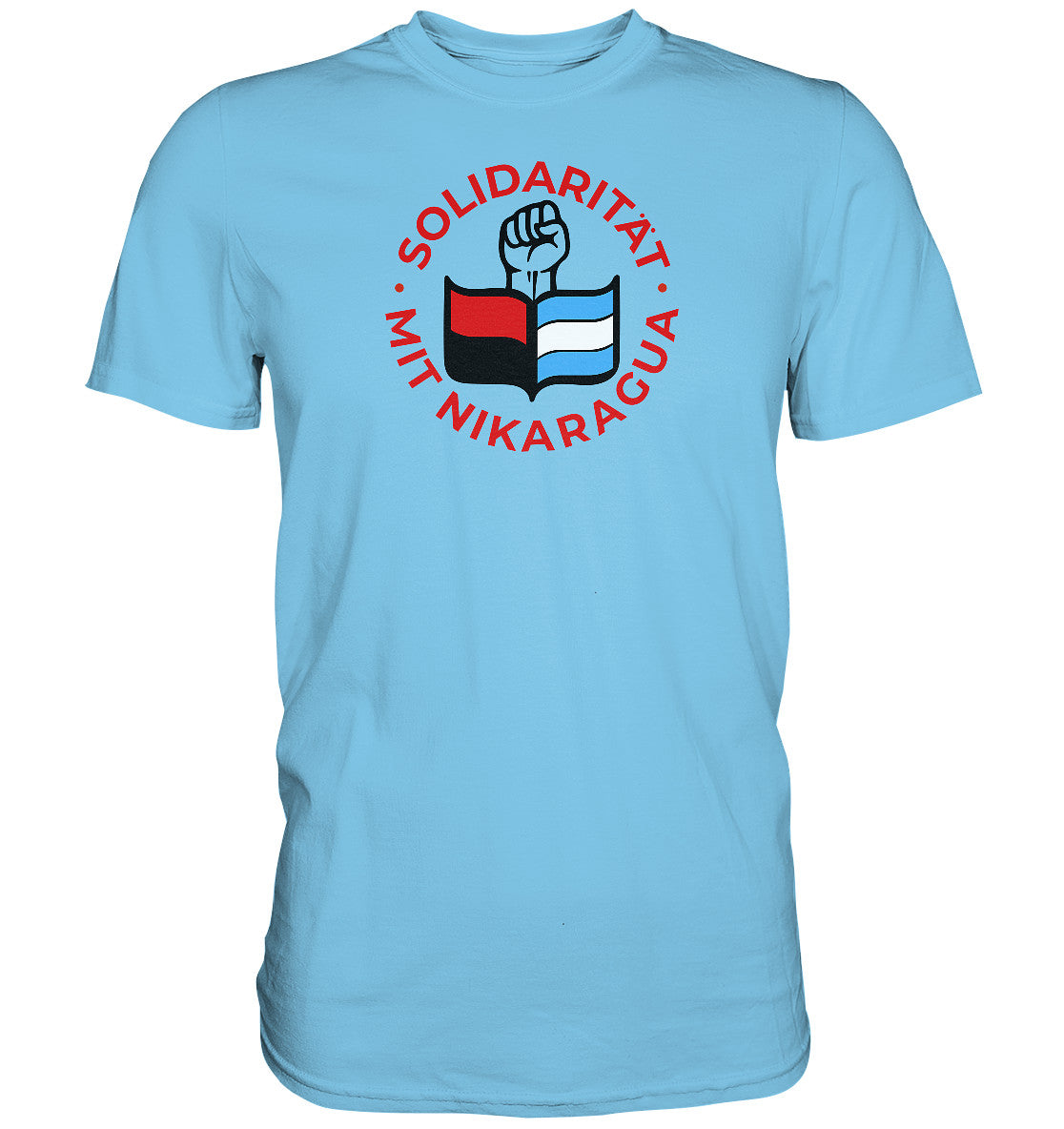 DDR Ostalgie Shirt Unisex • SOLIDARITÄT MIT NIKARAGUA