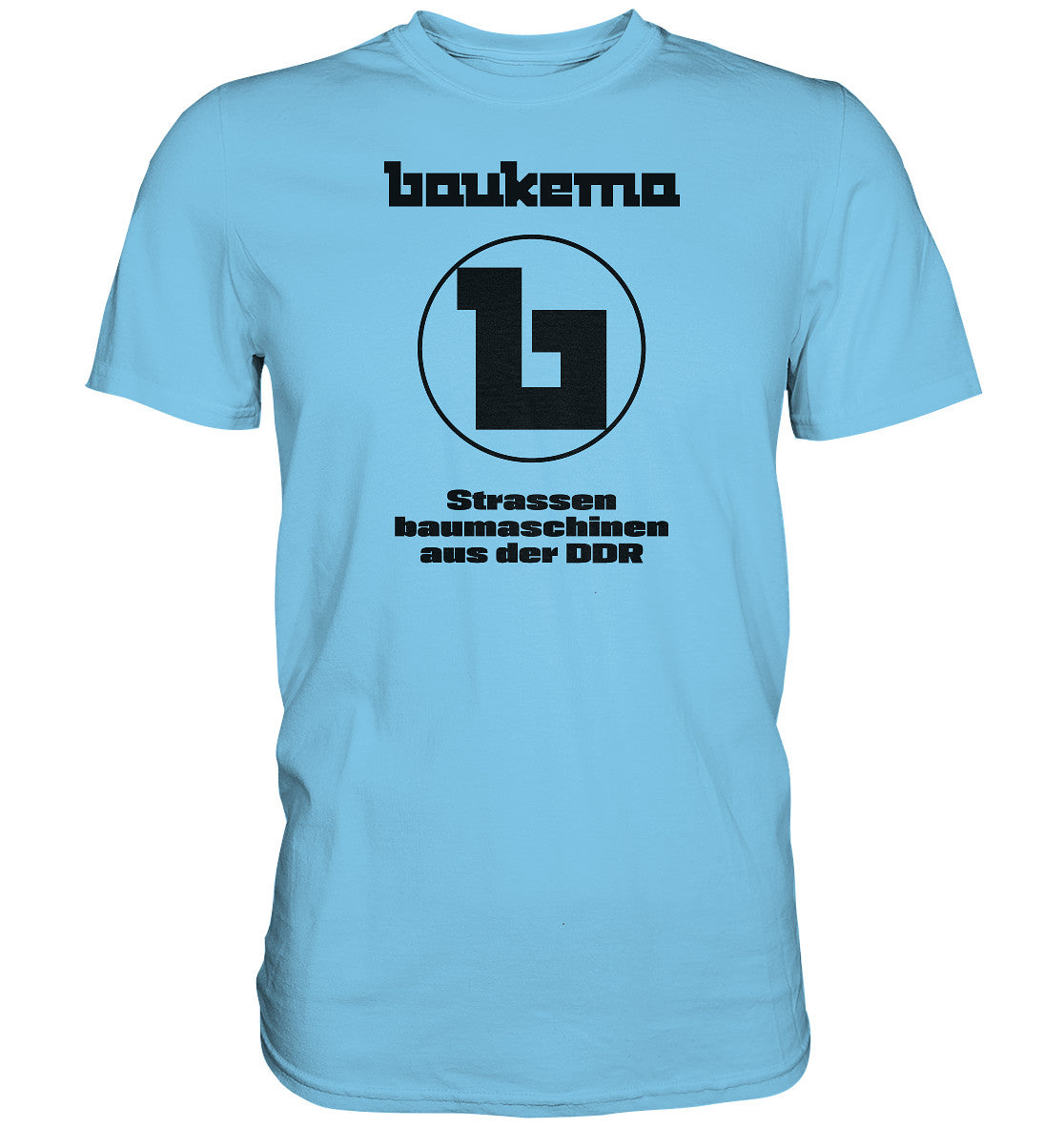 DDR Ostalgie Shirt Unisex • BAUKEMA STRASSENBAUMASCHINEN - hell
