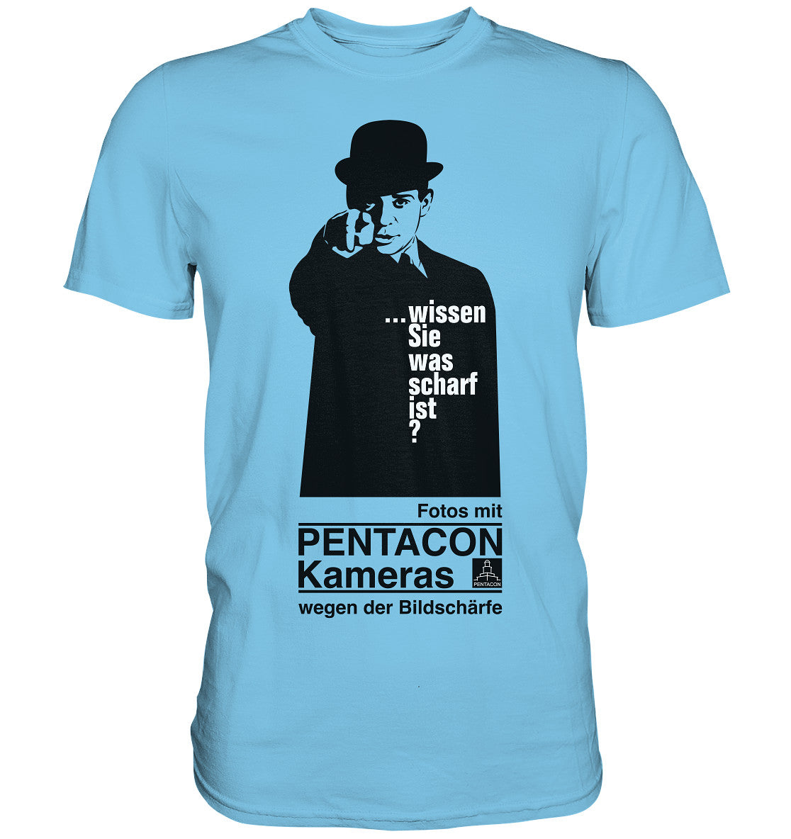 DDR Ostalgie Shirt Unisex • PENTACON - WISSEN SIE WAS SCHARF IST